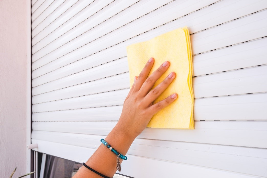 Cleaning Garage Door
